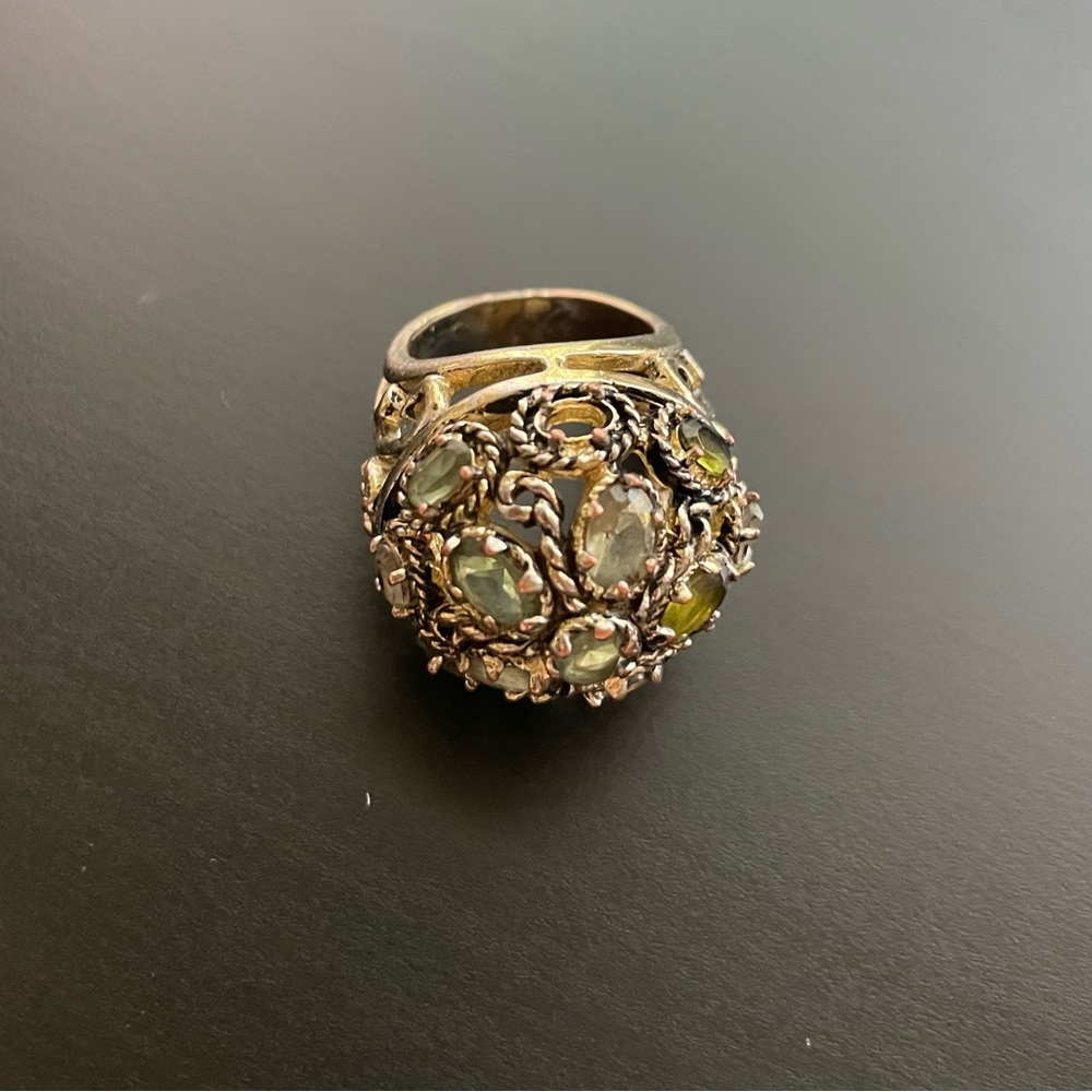 Rings sold together. Size 7; the colorful ring size is adjustable